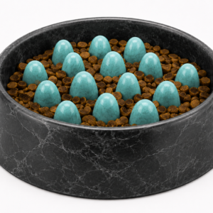 Slow Feeder Dog Bowl – Anti-Gulping Interactive Pet Feeding Bowl