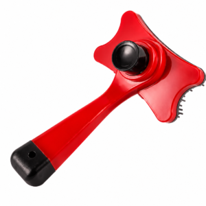 Self-Cleaning Pet Slicker Brush – Dog & Cat Grooming Hair Removal Tool